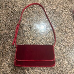 J.Crew Deep Red/Burgundy Purse